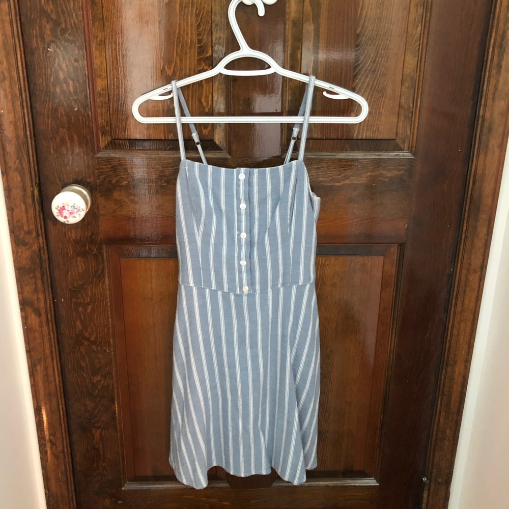Blue Striped Sundress